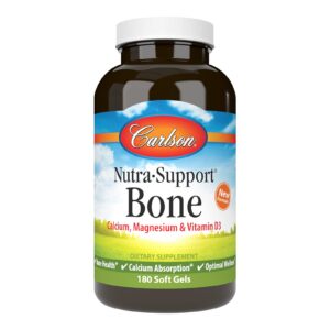 Frasco Carlson Nutra-Support Bone 180 softgels