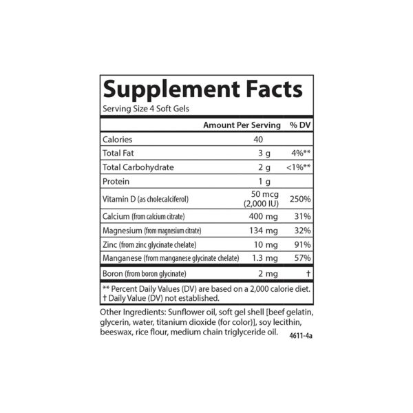 Softgel en primer plano de Carlson Nutra-Support