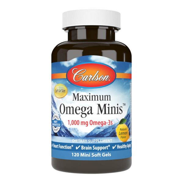 Version 1.0.0 Frasco de Carlson Omega Minis 1000 mg Omega-3