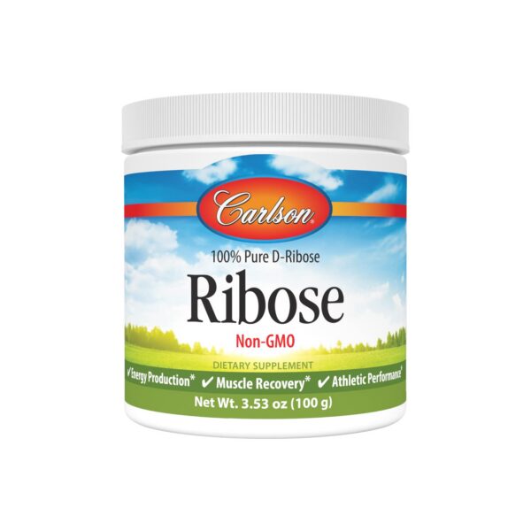 Polvo Ribosa D-Ribosa Carlson envase 100 gramos
