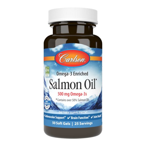 Carlson Salmon Oil frasco frontal