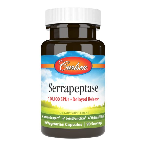 Frasco Carlson Serrapeptase 120000 SPUs