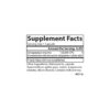 Back panel with supplement facts