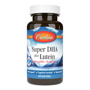 Version 1.0.0 Botella de Carlson Super DHA Plus Luteína 60 cápsulas