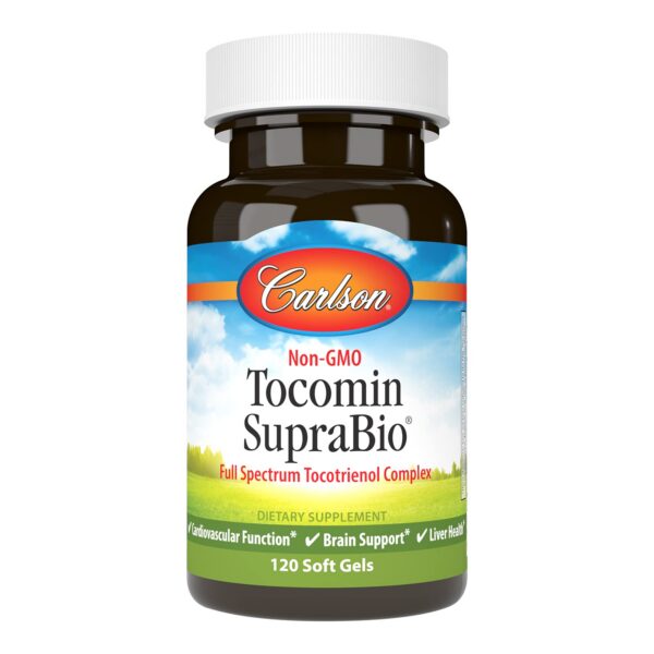 Version 1.0.0 Frente de la botella Carlson Tocomin SupraBio