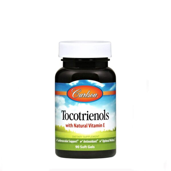 Carlson Tocotrienoles con vitamina E 90 cápsulas salud cardiovascular