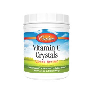 Cristales de vitamina C no transgénicos Carlson
