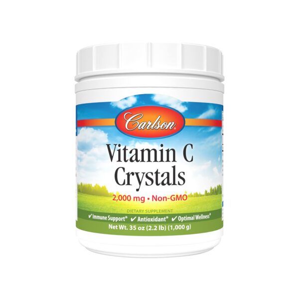 Cristales de vitamina C no transgénicos Carlson