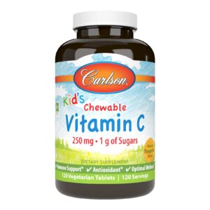 Carlson vitamina c masticable mandarina 250mg