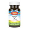 Frasco Vitamina K2 MK-7 90 mcg Carlson para soporte óseo