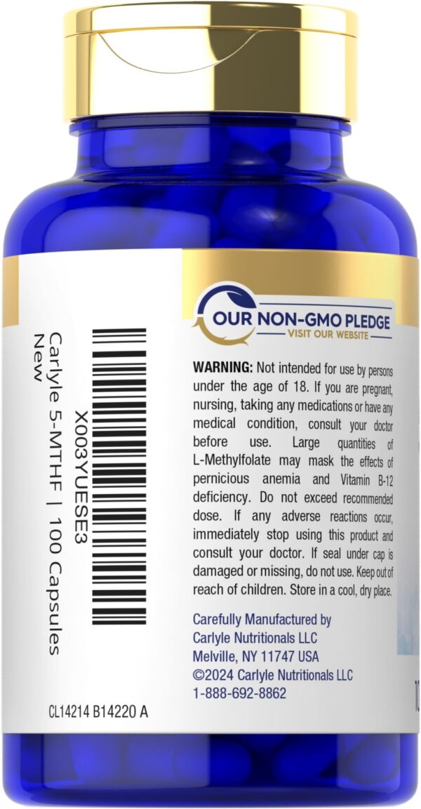 Etiqueta frontal del producto Carlyle