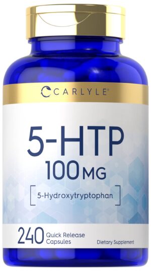 Carlyle 5HTP cápsulas frente a la etiqueta