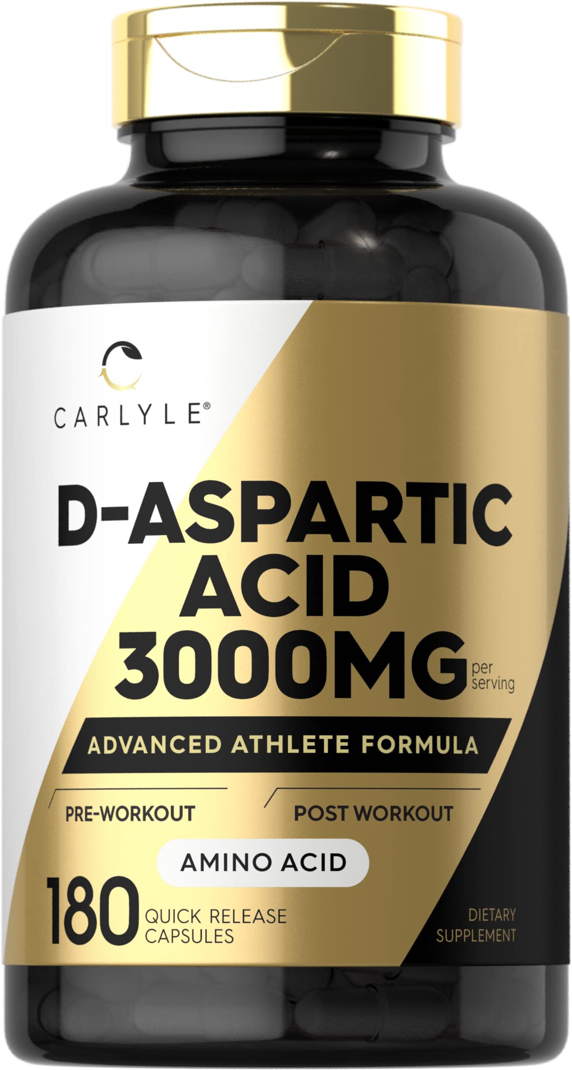 D-Aspartic Acid, 3000 mg