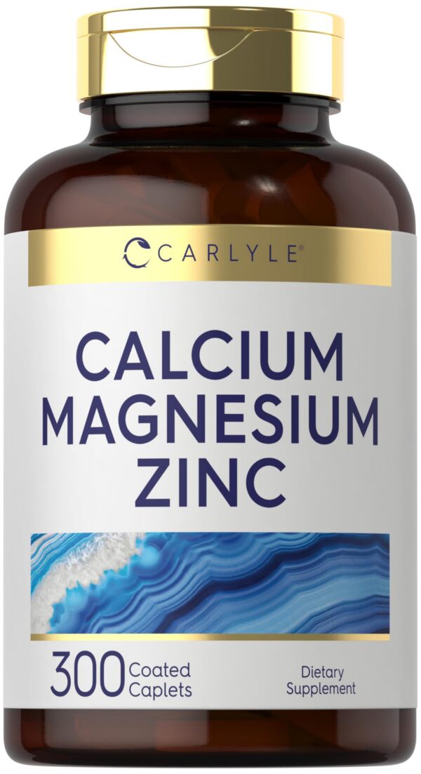 Carlyle calcio magnesio zinc caplets frente