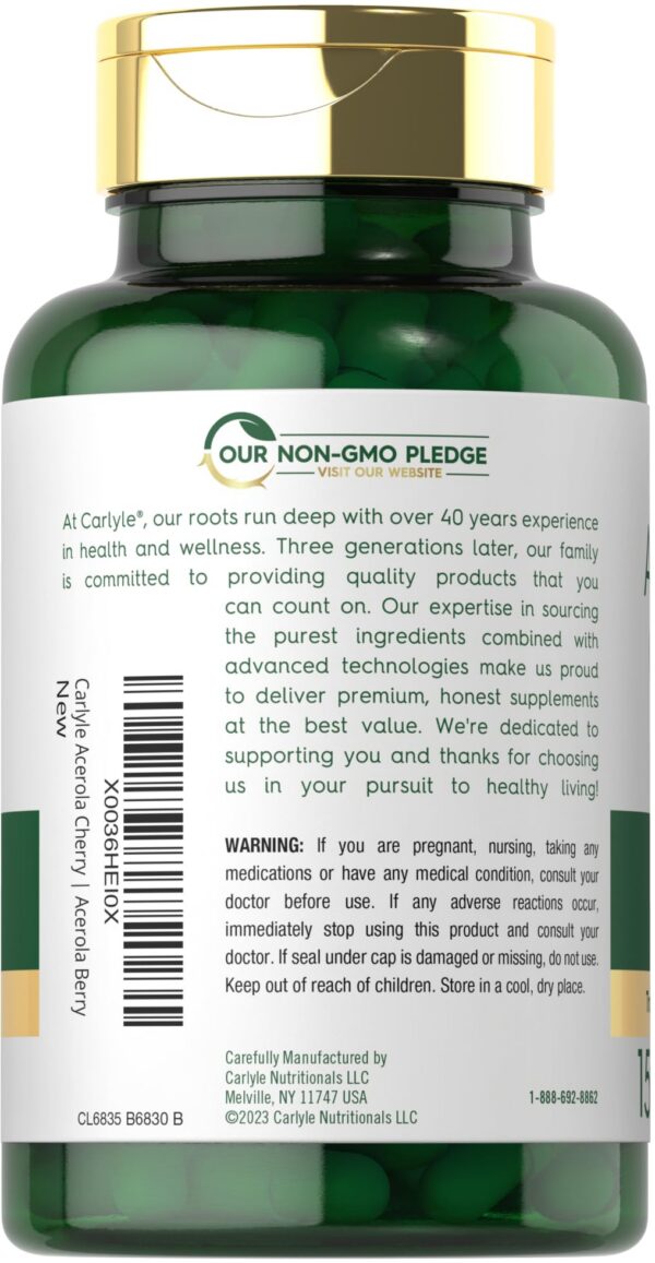 Version 1.0.0 Cápsulas Carlyle Acerola Cherry detalle