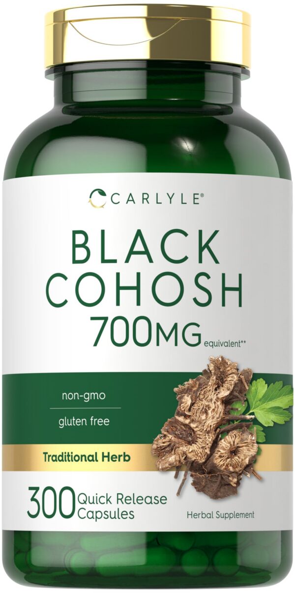 Carlyle cápsulas Cohosh Negro 700 mg 300 cuenta