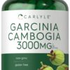 Version 1.0.0 Carlyle cápsulas Garcinia Cambogia suplemento natural botella frontal