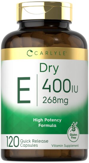 Carlyle cápsulas vitamina e 400 iu 120 cápsulas marfil