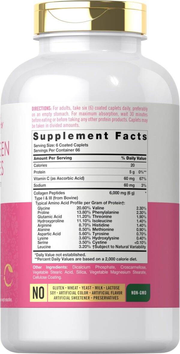 Etiqueta del producto Carlyle Colágeno