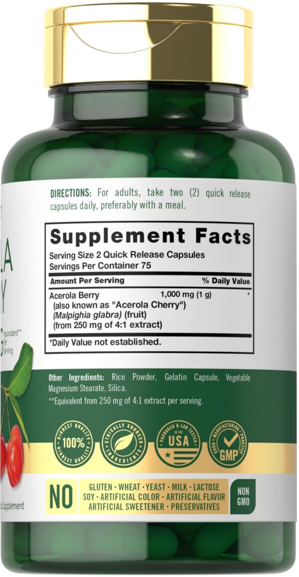 Version 1.0.0 Envase frontal Carlyle cápsulas Acerola Cherry