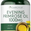 Frente de la botella Carlyle Evening Primrose Oil 1000 mg