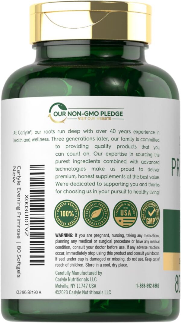 Cápsulas blandas de onagra 1000 mg