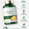 Carlyle frasco de vitamina c 2000mg con etiqueta de ingredientes