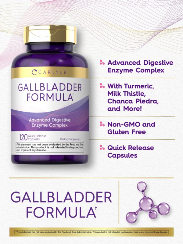 Etiqueta del producto Carlyle Gallbladder Formula