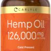 Carlyle aceite de cáñamo cápsulas frontal
