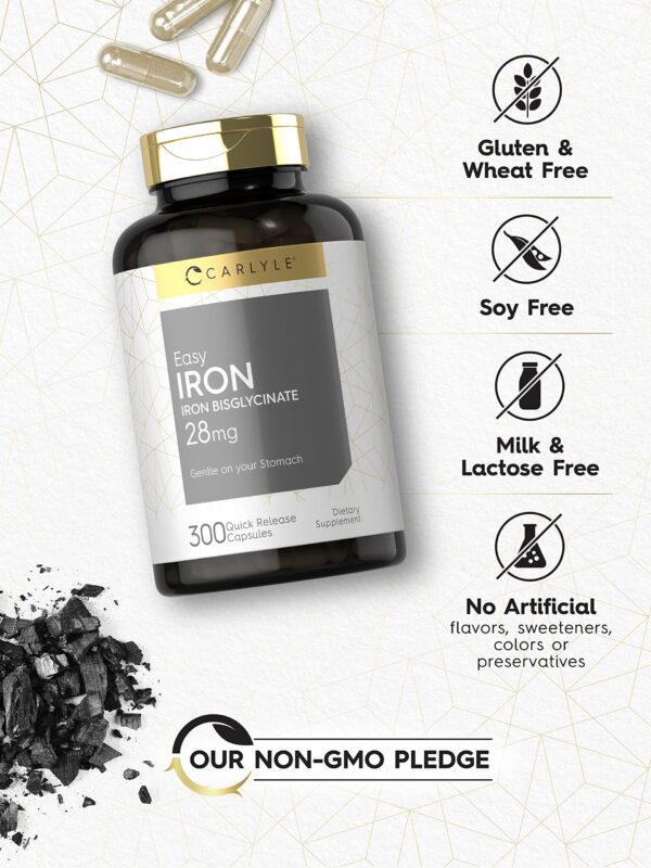 Frasco con cápsulas Carlyle - vista frontal