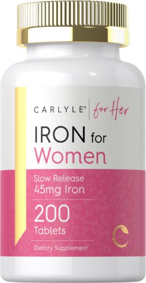 Version 1.0.0 Carlyle Hierro para Mujeres etiqueta y tabletas 45 mg