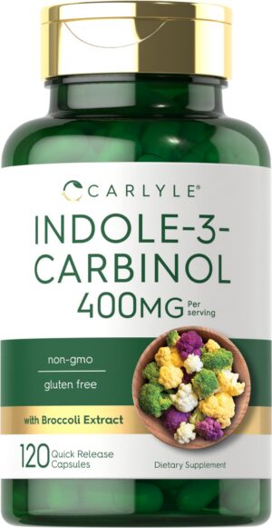 Version 1.0.0 Carlyle Indole-3-Carbinol 400 mg cápsulas frasco