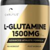 Carlyle L-Glutamine cápsulas etiqueta frontal