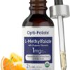 Frente de la botella Carlyle L-Methylfolate Drops