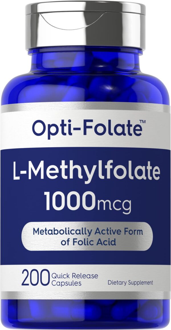 Version 1.0.0 Etiqueta frontal Carlyle L-Metilfolato 1000 mcg