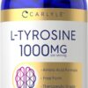 Version 1.0.0 Carlyle L-Tirosina 1000 mg cápsulas frasco