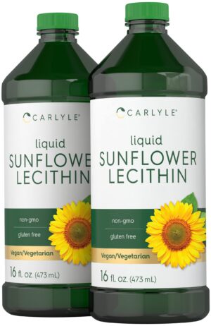 Lecitina de girasol liquida Carlyle frasco