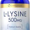 Version 1.0.0 Carlyle L-Lysine 250 tabletas frente