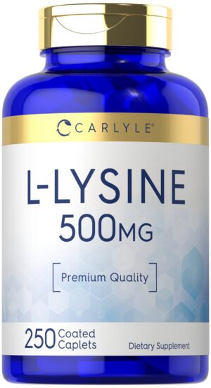 Carlyle L-Lysine 250 tabletas frente