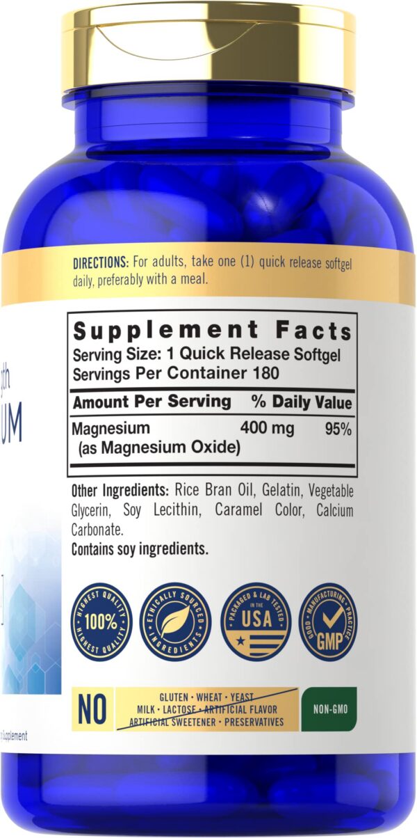 Etiqueta Carlyle Magnesium Oxide