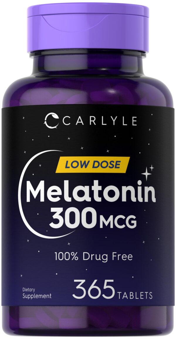 Carlyle melatonina dosis baja 300 mcg tabletas para sueño