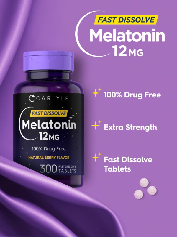 Version 1.0.0 Carlyle melatonina tableta rápida disolución 12 mg
