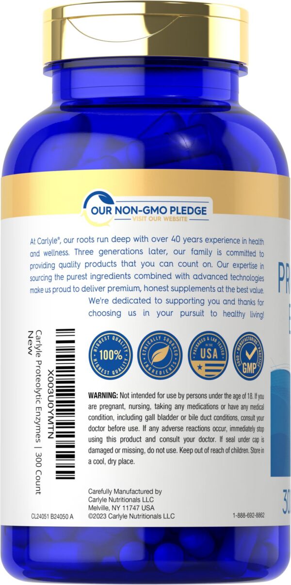 Cápsulas proteolíticas Carlyle