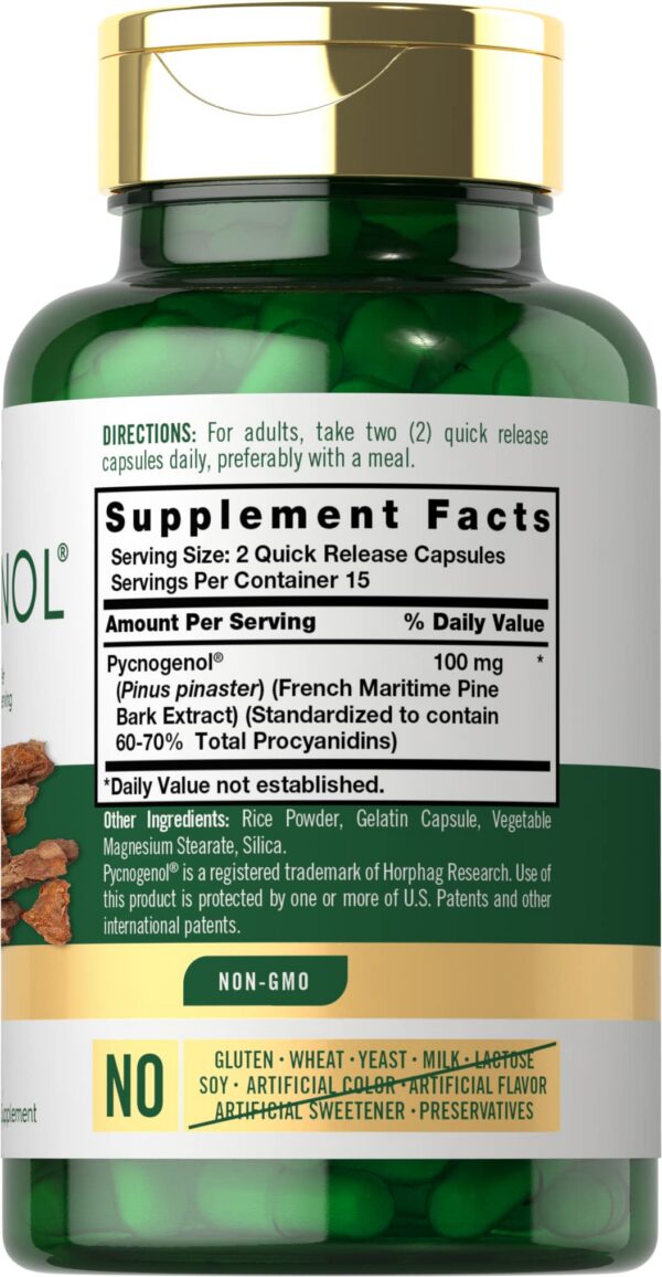 Version 1.0.0 Etiqueta y capsulas Pycnogenol Carlyle