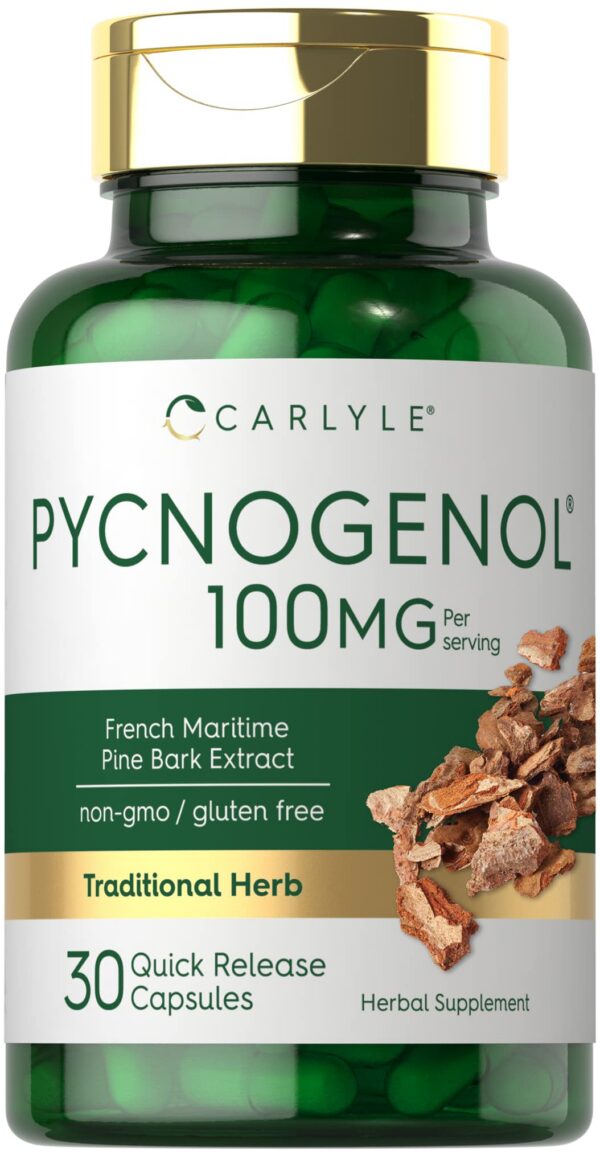 Version 1.0.0 Frente del envase Carlyle Pycnogenol 100 mg