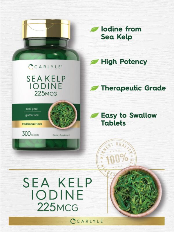 Etiqueta de Carlyle Sea Kelp Iodine