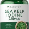 Frontal de Carlyle Sea Kelp Iodine Tabletas