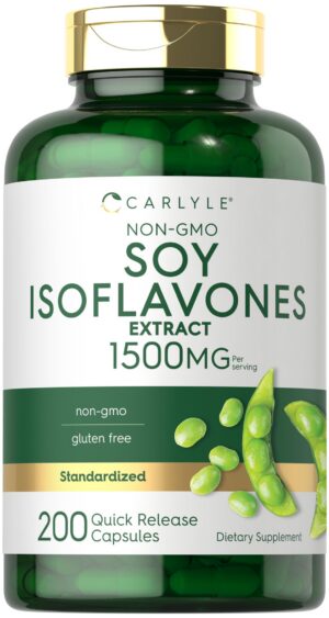 Carlyle Isoflavonas de soja 1500 mg – etiqueta frontal