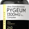 Carlyle suplemento Pygeum 1300 mg 240 cápsulas sin gluten