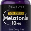Carlyle tabletas melatonina 10mg con L-teanina para dormir